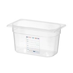 GN indas 1/4 Polipropilen HACCP 150mm
