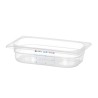 GN indas 1/4 Polipropilen HACCP 65mm