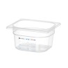 GN indas 1/6 Polipropilen HACCP 100mm