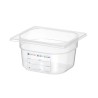 GN indas 1/6 Polipropilen HACCP 100mm