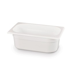 GN talpykla 1/4 iš balto polikarbonato, HENDI, GN 1/4, 2,8L, Balta, 265x162x(H)100mm