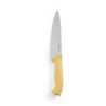 Peilis 180/320mm geltona rankena