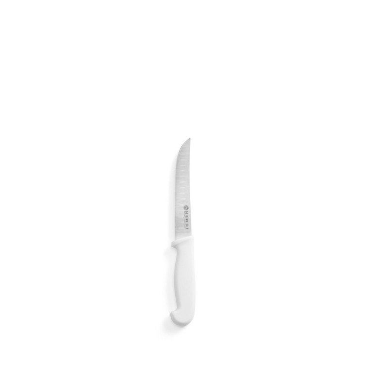 Peilis 130/230mm balta rankena