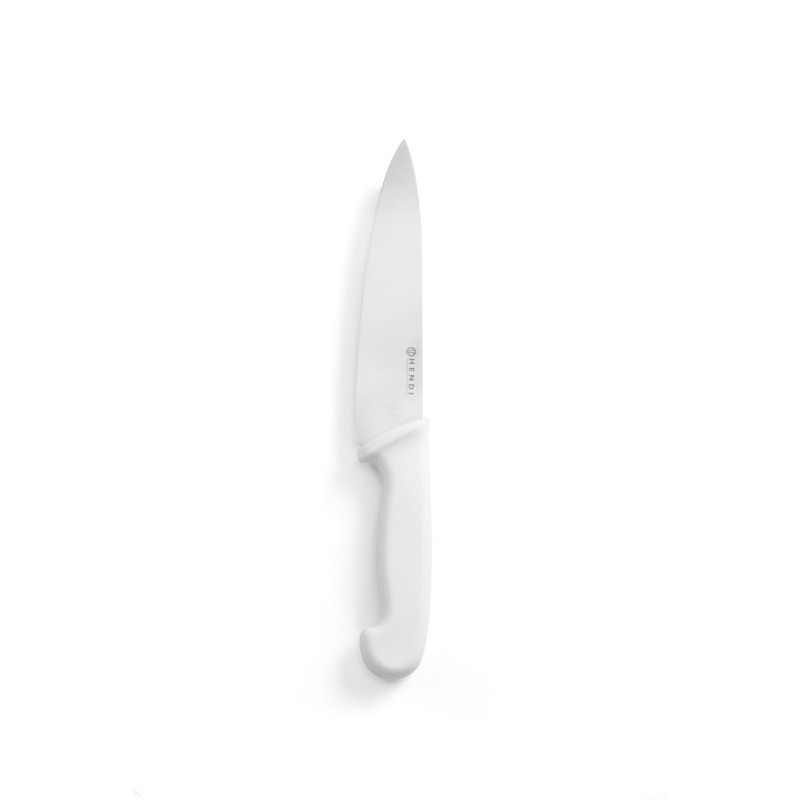 Peilis 180/320mm balta rankena