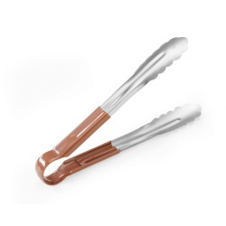 Žnyplės universalios 250mm su PVC rankena ruda