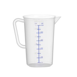 Polipropileno ąsotis su matavimo skale, HENDI, Budget Line, 0,5L, ⌀90x(H)140mm