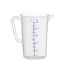 Polipropileno ąsotis su matavimo skale, HENDI, Budget Line, 0,5L, ⌀90x(H)140mm