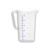Polipropileno ąsotis su matavimo skale, HENDI, Budget Line, 0,5L, ⌀90x(H)140mm