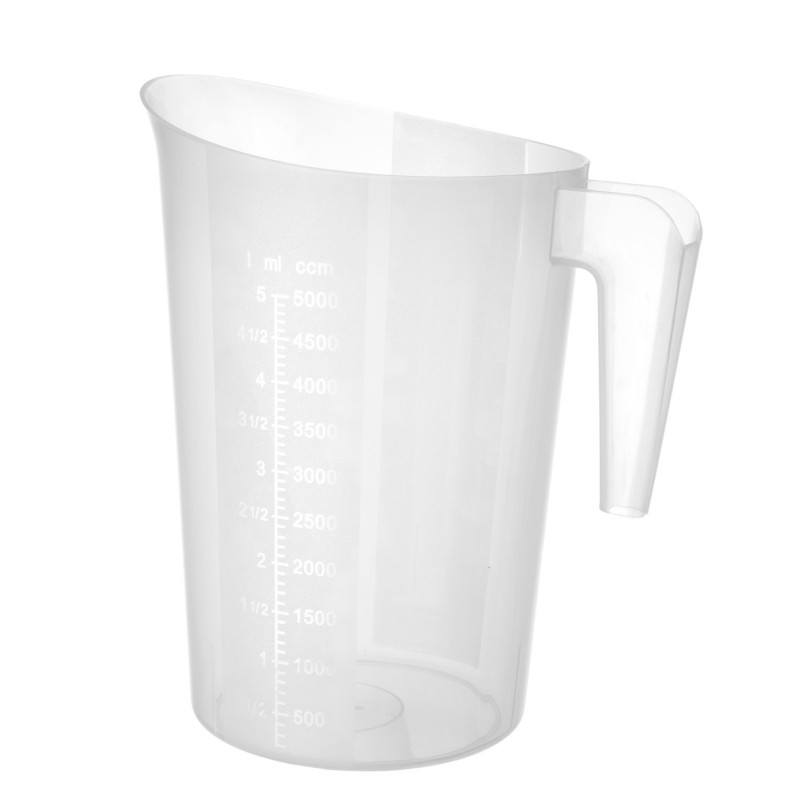 Matavimo indas iš polipropileno, dedamas vienas ant kito, HENDI, Kitchen Line, 5L, ⌀210x(H)270mm