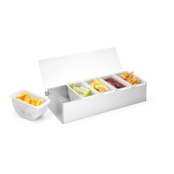 Prieskonių laikiklis, BarUp, 5 konteineris, 375x140x(H)90mm
