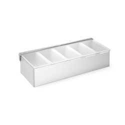 Prieskonių laikiklis, BarUp, 5 konteineris, 375x140x(H)90mm