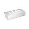 Prieskonių laikiklis, BarUp, 5 konteineris, 375x140x(H)90mm