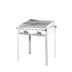 2 degiklių ekologiška kepsninė, HENDI, Profi Line, 2 nerūdijančio plieno grotelės GN1/1, 11,6kW, 740x612x(H)825mm