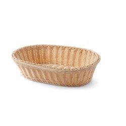 Ovalios formos duonos ir bandelių krepšelis, HENDI, 380x270x(H)90mm