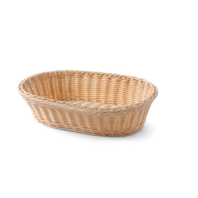Ovalios formos duonos ir bandelių krepšelis, HENDI, 380x270x(H)90mm