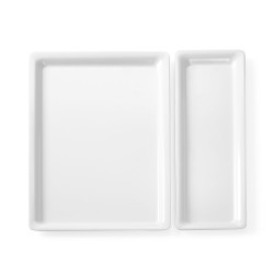 Banketo padėklas GN iš melamino, HENDI, GN 1/1, 530x325x(H)20mm