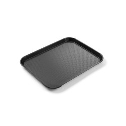 Mažas polipropileno padėklas Fast Food, AmerBox, Juodas, 265x345x(H)20mm
