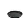 Serviravimo padėklas iš polipropileno, neslystantis, apvalus, aukštas kraštas, juodas, HENDI, ⌀320x(H)37mm