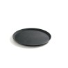 Serviravimo padėklas iš polipropileno, neslystantis, apvalus, juodas, HENDI, ⌀410x(H)20mm