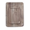 Serviravimo padėklas su melamino laminatu, medžio raštu, AmerBox, Tamsi mediena, 370x530mm