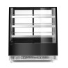 Šaldymo vitrina su trimis lentynomis, Arktic, Juodas, 230V/490W, 833x1200x(H)1460mm