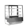 Šaldymo vitrina su trimis lentynomis, Arktic, Juodas, 230V/490W, 833x1200x(H)1460mm