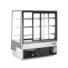 Šaldymo vitrina su trimis lentynomis, Arktic, Juodas, 230V/490W, 833x1200x(H)1460mm