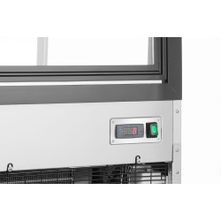 Šaldymo vitrina su trimis lentynomis, Arktic, Juodas, 230V/490W, 833x1200x(H)1460mm