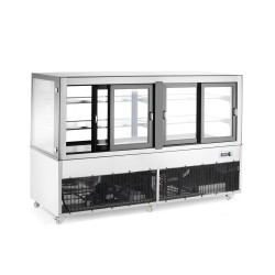 Šaldymo vitrina su dviem lentynomis, Arktic, 230V/500W, 677x1824x(H)1230mm