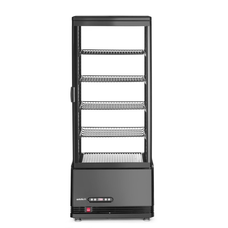 Šaldymo vitrina, 98 l, Arktic, Juodas, 230V/210W, 397x444x(H)1100mm