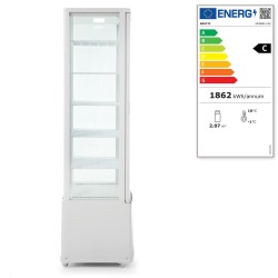 Šaldymo vitrina, 270 l, Arktic, Balta, 230V/290W, 520x550x(H)1870mm
