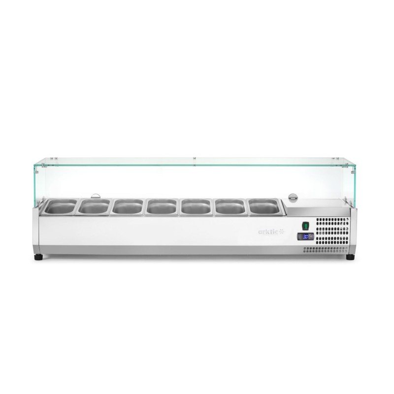 Šaldymo vitrina su stalu 7xGN 335x1500x425