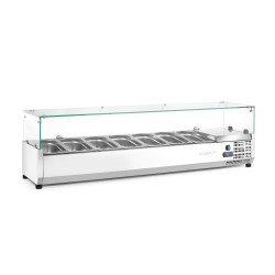 Šaldymo vitrina su stalu 7xGN 335x1500x425