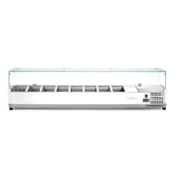 Šaldoma vitrina GN 1/4, Arktic, 8x GN 1/4, GN 1/4, 36L, 230V/180W, 335x1805x(H)460mm