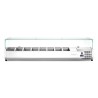 Šaldoma vitrina GN 1/4, Arktic, 8x GN 1/4, GN 1/4, 36L, 230V/180W, 335x1805x(H)460mm