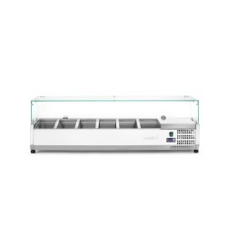 Šildoma vitrina GN 1/3, Arktic, 6x GN 1/3, GN 1/3, 36L, 230V/180W, 420x1405x(H)456mm