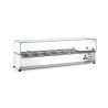 Šildoma vitrina GN 1/3, Arktic, 6x GN 1/3, GN 1/3, 36L, 230V/180W, 420x1405x(H)456mm