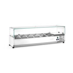Šildoma vitrina GN 1/3, Arktic, 6x GN 1/3, GN 1/3, 36L, 230V/180W, 420x1405x(H)456mm