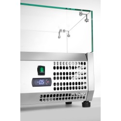 Šildoma vitrina GN 1/3, Arktic, 6x GN 1/3, GN 1/3, 36L, 230V/180W, 420x1405x(H)456mm