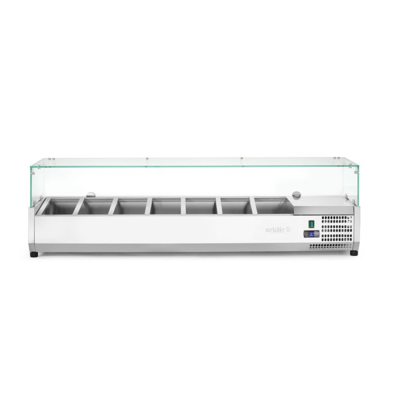 Šildoma vitrina GN 1/3, Arktic, 7x GN 1/3, GN 1/3, 42L, 230V/180W, 420x1605x(H)460mm