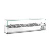 Šildoma vitrina GN 1/3, Arktic, 7x GN 1/3, GN 1/3, 42L, 230V/180W, 420x1605x(H)460mm