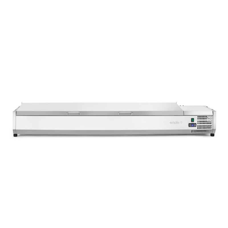Šildoma vitrina GN 1/3, Arktic, 6x GN 1/3, GN 1/3, 36L, 230V/180W, 450x1405x(H)630mm
