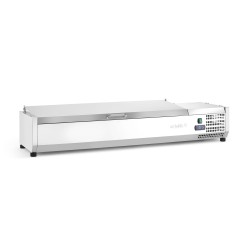 Šildoma vitrina GN 1/3, Arktic, 6x GN 1/3, GN 1/3, 36L, 230V/180W, 450x1405x(H)630mm