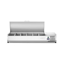 Šildoma vitrina GN 1/3, Arktic, 6x GN 1/3, GN 1/3, 36L, 230V/180W, 450x1405x(H)630mm