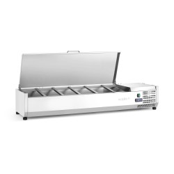 Šildoma vitrina GN 1/3, Arktic, 6x GN 1/3, GN 1/3, 36L, 230V/180W, 450x1405x(H)630mm
