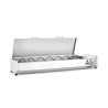 Šildoma vitrina GN 1/3, Arktic, 7x GN 1/3, GN 1/3, 42L, 230V/180W, 420x1605x(H)630mm