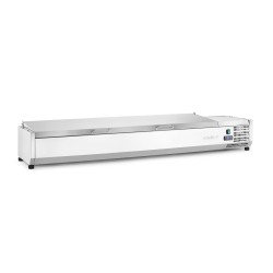Šildoma vitrina GN 1/3, Arktic, 8x GN 1/3, GN 1/3, 48L, 230V/180W, 420x1805x(H)630mm