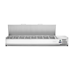 Šildoma vitrina GN 1/3, Arktic, 8x GN 1/3, GN 1/3, 48L, 230V/180W, 420x1805x(H)630mm