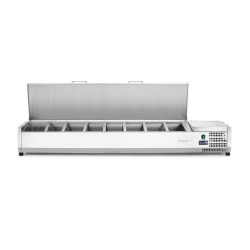Šildoma vitrina GN 1/3, Arktic, 8x GN 1/3, GN 1/3, 48L, 230V/180W, 420x1805x(H)630mm