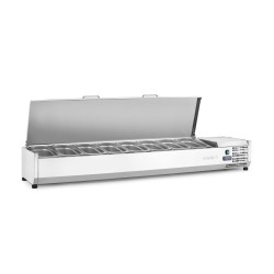 Šildoma vitrina GN 1/3, Arktic, 8x GN 1/3, GN 1/3, 48L, 230V/180W, 420x1805x(H)630mm